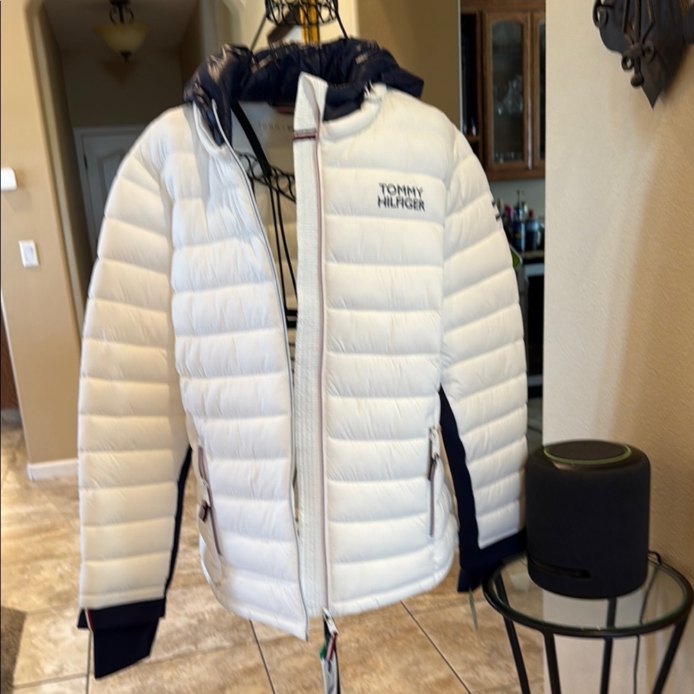 Tommy Hilfiger White Puffer Jacket